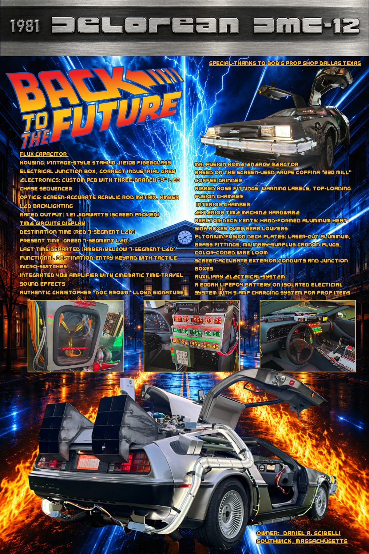 Chris Scibelli — Time Machine The Total Custom custom car show board design