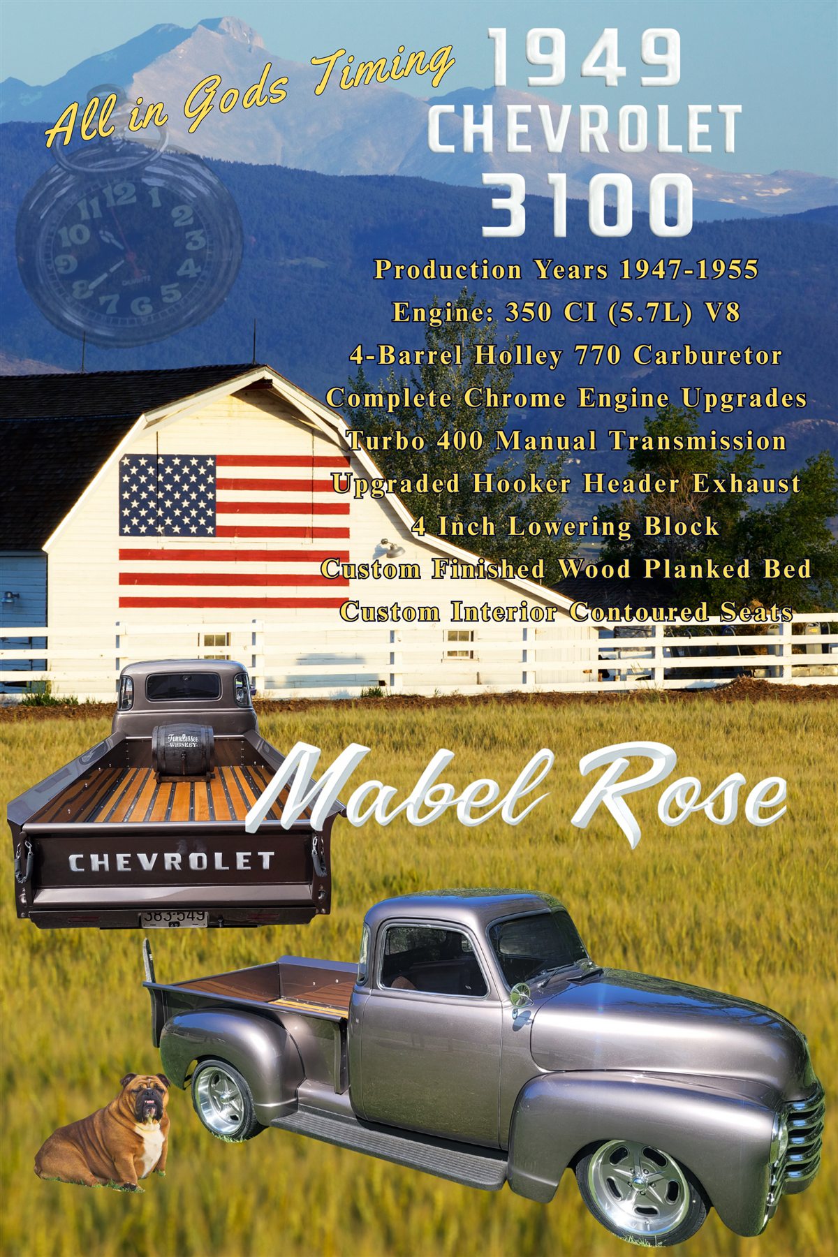 Jennifer Blair 2025 The Total Custom custom car show board design