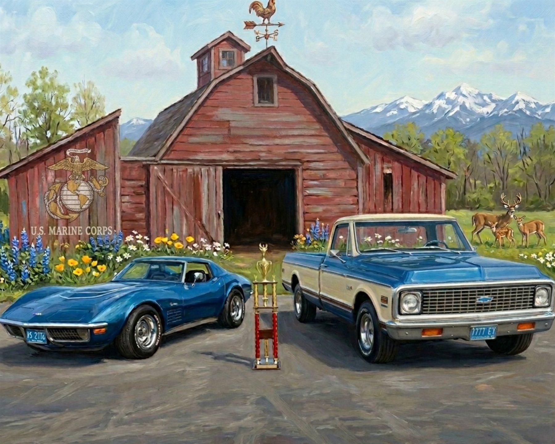 Katafiaz Oil Based Masterpieces custom car show board design