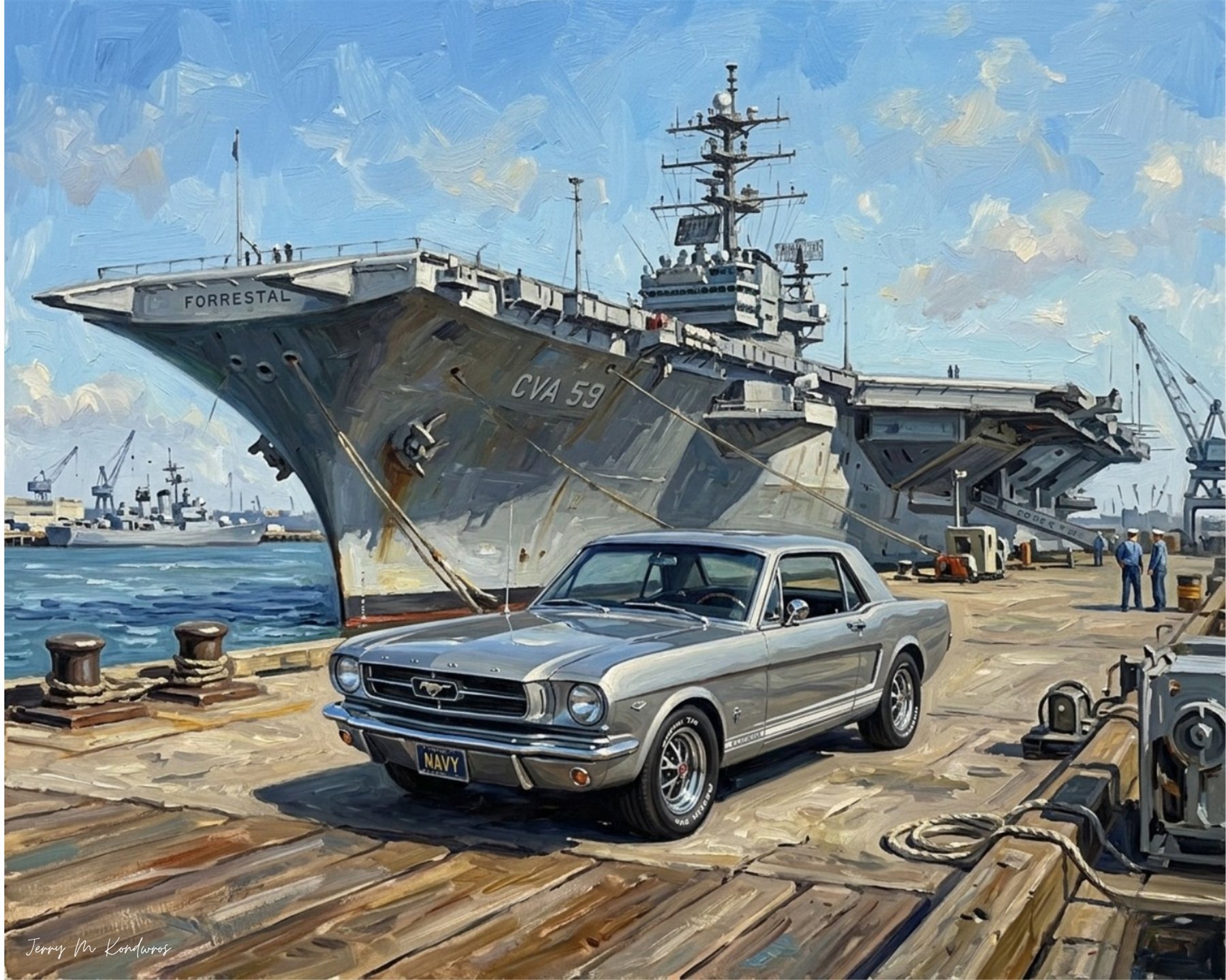 Patrick O’Connor — Flight Deck Oil Based Masterpieces custom car show board design